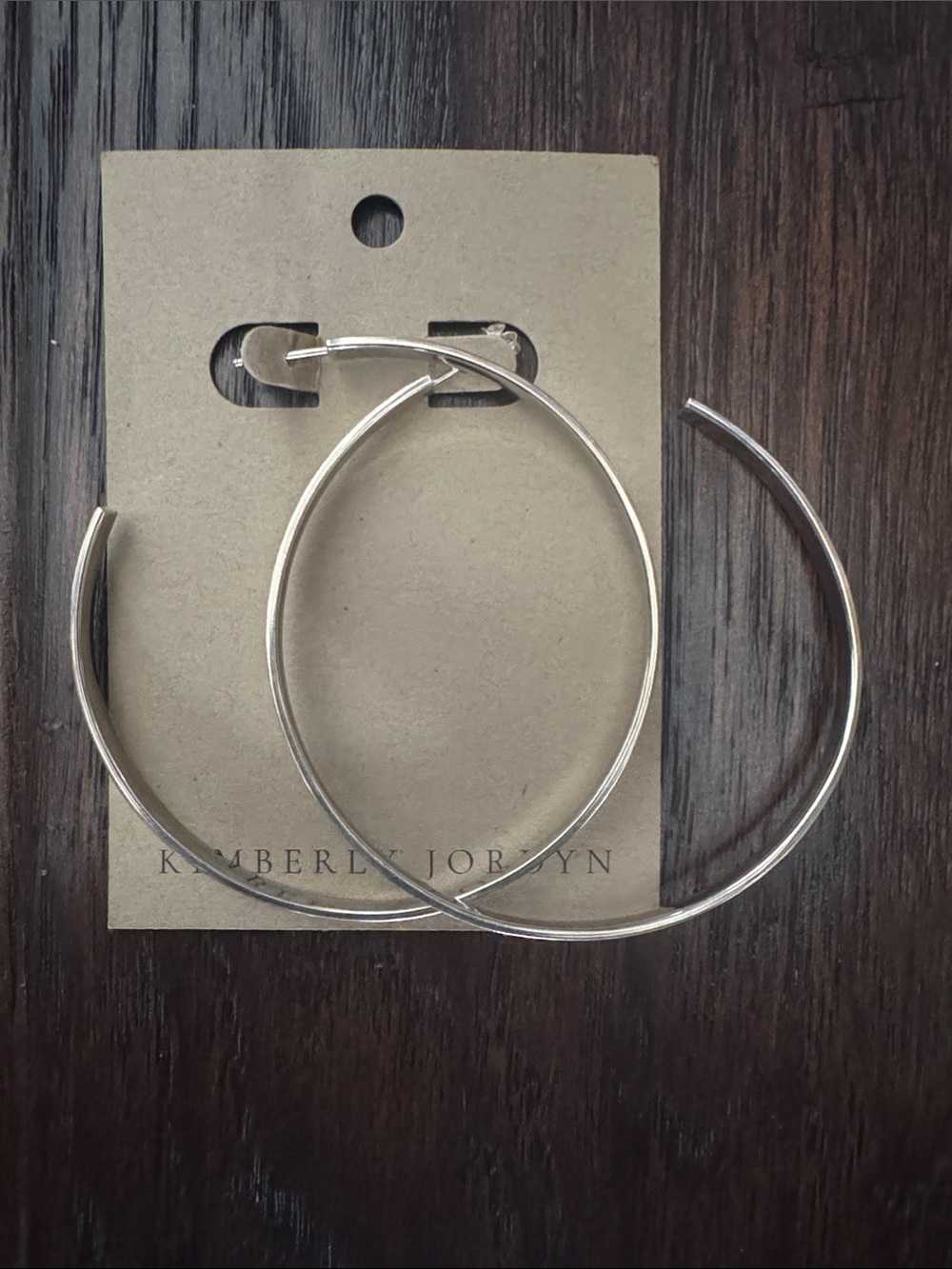 Sterling Silver Hoop Earrings - Sleek Large Hoops